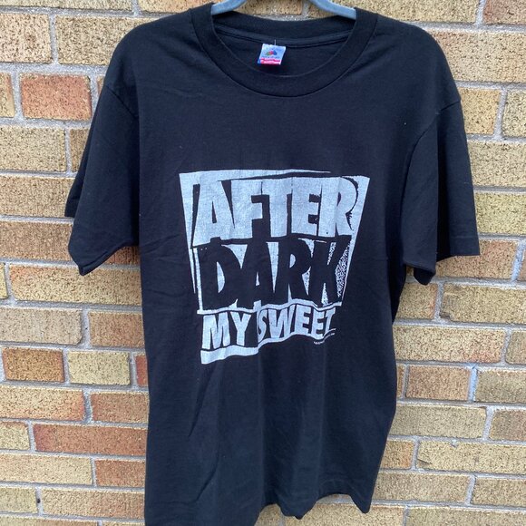 Vintage 1990 After Dark My Sweet Movie Promo T Shirt Large Black Avenue Pictures - Picture 3 of 7